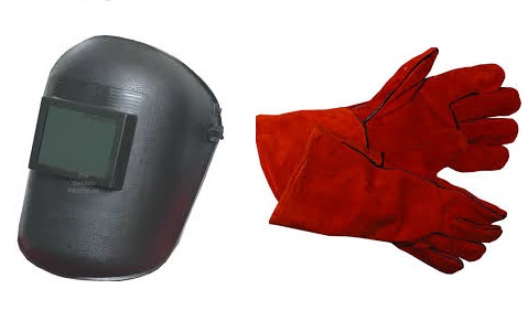 Welding shield and welding glove promotion
